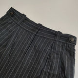 TODAYFUL 12410706 Jacquard Stripe Trousers 定価25300円 ジャガード パンツ 濃紺 ネイビー ブラック レディース トゥデイフル【中古】6-0305M∞