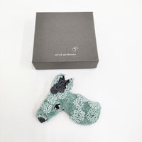 mina perhonen papurikko 定価27500円 ads7658 mint ブローチ 25SS ライトグリーン レディース ミナペルホネン【中古】5-0829G♪