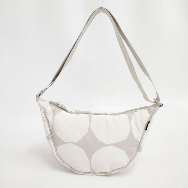 marimekko/UNIQLO 新品 ラウンドミニ ショルダーバッグ ライトグレー レディース マリメッコ/ユニクロ【中古】5-1122G∞