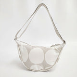 marimekko/UNIQLO 新品 ラウンドミニ ショルダーバッグ ライトグレー レディース マリメッコ/ユニクロ【中古】5-1122G∞