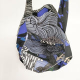 marimekko ヴェルイェクセトゥ トートバッグ パープル ブラック レディース マリメッコ【中古】5-1122G∞