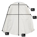 fruits of life コットン プルオーバー 22SS120 サイズ2 ブラウス シャツ ホワイト レディース フルーツオブライフ【中古】6-0308M∞