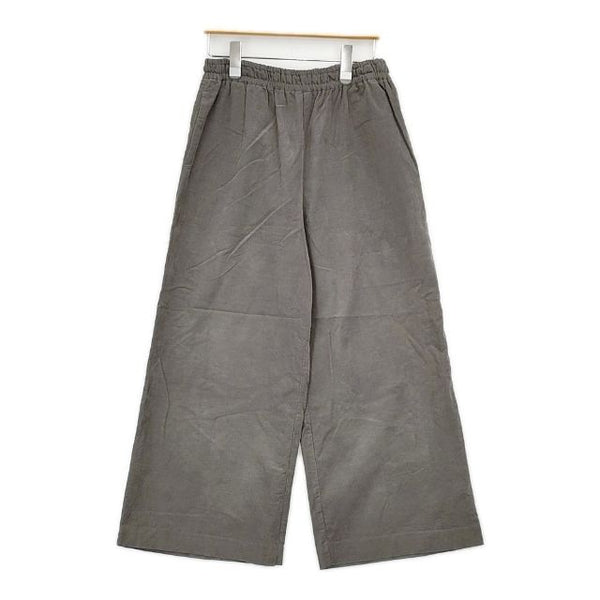fruits of life 22AW135 コットン コーデュロイ ワイド パンツ グレージュ レディース フルーツオブライフ【中古】5-1102T∞