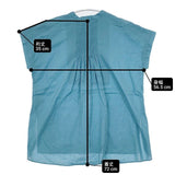 green label relaxing UNITED ARROWS タック プルオーバー ブラウス 半袖シャツ ライトブルー レディース グリーンレーベルリラクシング【中古】6-0308S∞