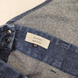 atelier naruse コットンデニムサロペットパンツ 定価20900円 オーバーオール na-F05078 サロペット ブルー レディース アトリエナルセ【中古】5-1207M∞