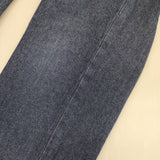 atelier naruse コットンデニムサロペットパンツ 定価20900円 オーバーオール na-F05078 サロペット ブルー レディース アトリエナルセ【中古】5-1207M∞