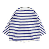 My weakness Basque Shirt バスクシャツ ボーダー ともさかりえ カットソー ホワイト ブルー レディース マイウィークネス【中古】5-1207M∞