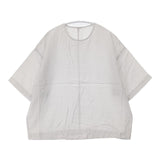 KURASHI&Trips 「涼しさも、品のよさも」きれい色のTシャツブラウス ブラウス シャツ ライトグレー レディース クラシアンドトリップス/北欧、暮らしの道具店【中古】6-0423S∞