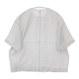 KURASHI&Trips 「涼しさも、品のよさも」きれい色のTシャツブラウス ブラウス シャツ ライトグレー レディース クラシアンドトリップス/北欧、暮らしの道具店【中古】6-0423S∞