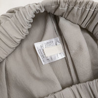 evam eva コットンキュロットパンツ サイズM 定価27500円 E251T209 キュロット 25SS グレージュ レディース エヴァムエヴァ【中古】5-0902M♪