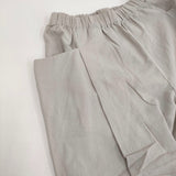 evam eva コットンキュロットパンツ サイズM 定価27500円 E251T209 キュロット 25SS グレージュ レディース エヴァムエヴァ【中古】5-0902M♪