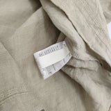 evam eva linen stitches pullover 定価26400円 E251T172 サイズM ブラウス シャツ グレージュ レディース エヴァムエヴァ【中古】5-0902S♪