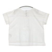 LBC ペイズリー刺繍ブラウス 1265224-01 サイズL ブラウス シャツ ホワイト レディース エルビーシー【中古】5-0902S♪