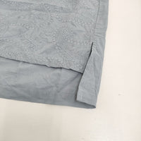 LBC ペイズリー刺繍ブラウス 1265224-01 サイズL ブラウス シャツ 25SS ライトブルー レディース エルビーシー【中古】5-0902S♪