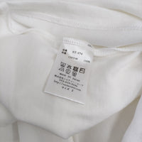 veritecoeur コットンショートスリーブ オーバーサイズ ST-174 定14300円 半袖Ｔシャツ 25SS ホワイト レディース ヴェリテクール【中古】5-0902S♪