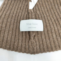 Nine Tailor カシミヤ Cashmere low Watch 定価11000円 帽子 ニット