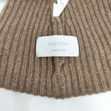 Nine Tailor カシミヤ Cashmere low Watch 定価11000円 帽子 ニットキャップ ブラウン レディース ナインテイラー【中古】5-1120T◎