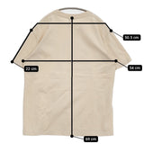 ROKU 6 BEAUTY&YOUTH AHIRU アヒル 定価7700円 サイズL 半袖Tシャツ カットソー ベージュ レディース ロクビューティアンドユース【中古】5-0902S♪