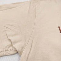 ROKU 6 BEAUTY&YOUTH AHIRU アヒル 定価7700円 サイズL 半袖Tシャツ カットソー ベージュ レディース ロクビューティアンドユース【中古】5-0902S♪