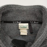 L.L.Bean フリースジャケット スタンドカラー ブルゾン グレー レディース エルエルビーン【中古】5-1206T♪