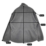 L.L.Bean フリースジャケット スタンドカラー ブルゾン グレー レディース エルエルビーン【中古】5-1206T♪