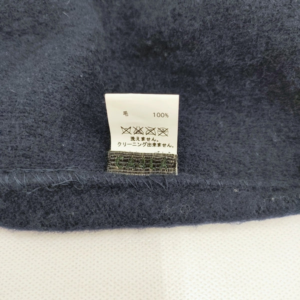 CA4LA ウール 日本製 帽子 ベレー帽 ネイビー レディース カシラ【中古