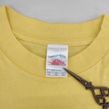TENNESSEE RIVER ロゴプリントTシャツ サイズS コットン 半袖Ｔシャツ カットソー イエロー グレー レディース テネシーリバー【中古】6-0410S△