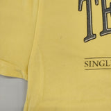 TENNESSEE RIVER ロゴプリントTシャツ サイズS コットン 半袖Ｔシャツ カットソー イエロー グレー レディース テネシーリバー【中古】6-0410S△