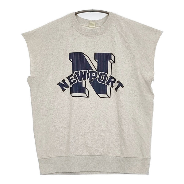 SCREEN STARS 別注 ピグメントノースリTEE OUTDOOR PRODUCTS Ｔシャツ カットソー 25SS Lグレー レディース スクリーンスターズ【中古】5-0902S♪