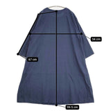 C.L.N T-15121798 CLN シャツワンピ ワンピース ネイビー レディース シーエルエヌ【中古】5-1207M∞