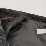 Basisbroek オーバーサイズ サイズ1 ドロップショルダー コート ダークブラウン レディース バージスブルック【中古】5-1206T♪