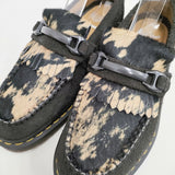 Dr.Martens ADRIAN スナッフル ローファー ハラコ 定価28600円 サイズUK6 ローファー ブラック レディース ドクターマーチン【中古】5-1120T◎