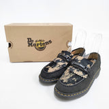 Dr.Martens ADRIAN スナッフル ローファー ハラコ 定価28600円 サイズUK6 ローファー ブラック レディース ドクターマーチン【中古】5-1120T◎