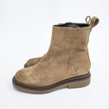 FABIO RUSCONI スエードブーツ 定価31900円 サイズ37 ブーツ ベージュ レディース ファビオルスコーニ【中古】5-1120T◎