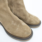 FABIO RUSCONI スエードブーツ 定価31900円 サイズ37 ブーツ ベージュ レディース ファビオルスコーニ【中古】5-1120T◎