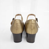 TSUMORI CHISATO WALK ストラップ 22cm パンプス ゴールド レディース ツモリチサト【中古】5-1102G◎