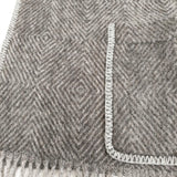 LAPUAN KANKURIT ポケットショール MARIA ブランケット ショール チャコールグレー レディース ラプアン カンクリ【中古】5-1127T◎