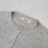 tumugu TK20304 ランダムリブニットカーディガン コットン カーディガン グレー レディース ツムグ【中古】5-1207M∞