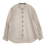 UNIVERSAL TISSU UT224BL017 コットンナチュラルタイプライターラグラン ブラウス シャツ ベージュ レディース ユニバーサルティシュ【中古】5-1207M∞