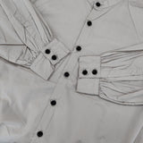 UNIVERSAL TISSU UT224BL017 コットンナチュラルタイプライターラグラン ブラウス シャツ ベージュ レディース ユニバーサルティシュ【中古】5-1207M∞