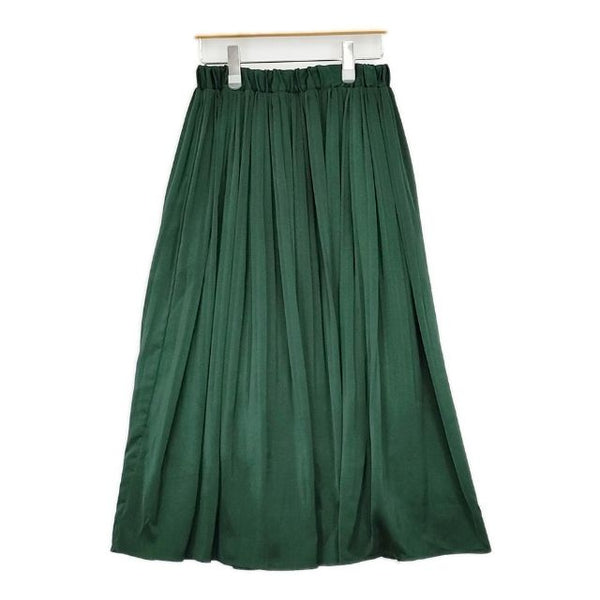 sosotto プリーツ ロングスカート グリーン レディース ソソット【中古】5-1102T∞