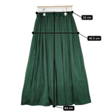 sosotto プリーツ ロングスカート グリーン レディース ソソット【中古】5-1102T∞