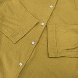 harmonie オーガニックコットン カーディガン イエロー レディース アルモニ【中古】5-1207M∞