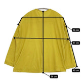 harmonie オーガニックコットン カーディガン イエロー レディース アルモニ【中古】5-1207M∞