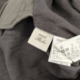 nest Robe 01191-2031 リネン オールインワン 染色加工 ノースリーブ サロペット チャコールグレー レディース ネストローブ【中古】5-1207M∞