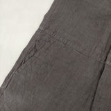 nest Robe 01191-2031 リネン オールインワン 染色加工 ノースリーブ サロペット チャコールグレー レディース ネストローブ【中古】5-1207M∞