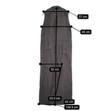 nest Robe 01191-2031 リネン オールインワン 染色加工 ノースリーブ サロペット チャコールグレー レディース ネストローブ【中古】5-1207M∞