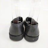 JURGEN LEHL Vカット レザー スリッポン サイズ23cm シューズ・靴 ブラック レディース ヨーガンレール【中古】5-1102G◎