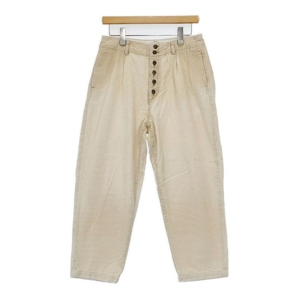 atelier naruse コーデュロイタックパンツ 定価21450円 na-T05005 パンツ ベージュ レディース アトリエナルセ【中古】5-1102T∞
