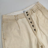 atelier naruse コーデュロイタックパンツ 定価21450円 na-T05005 パンツ ベージュ レディース アトリエナルセ【中古】5-1102T∞